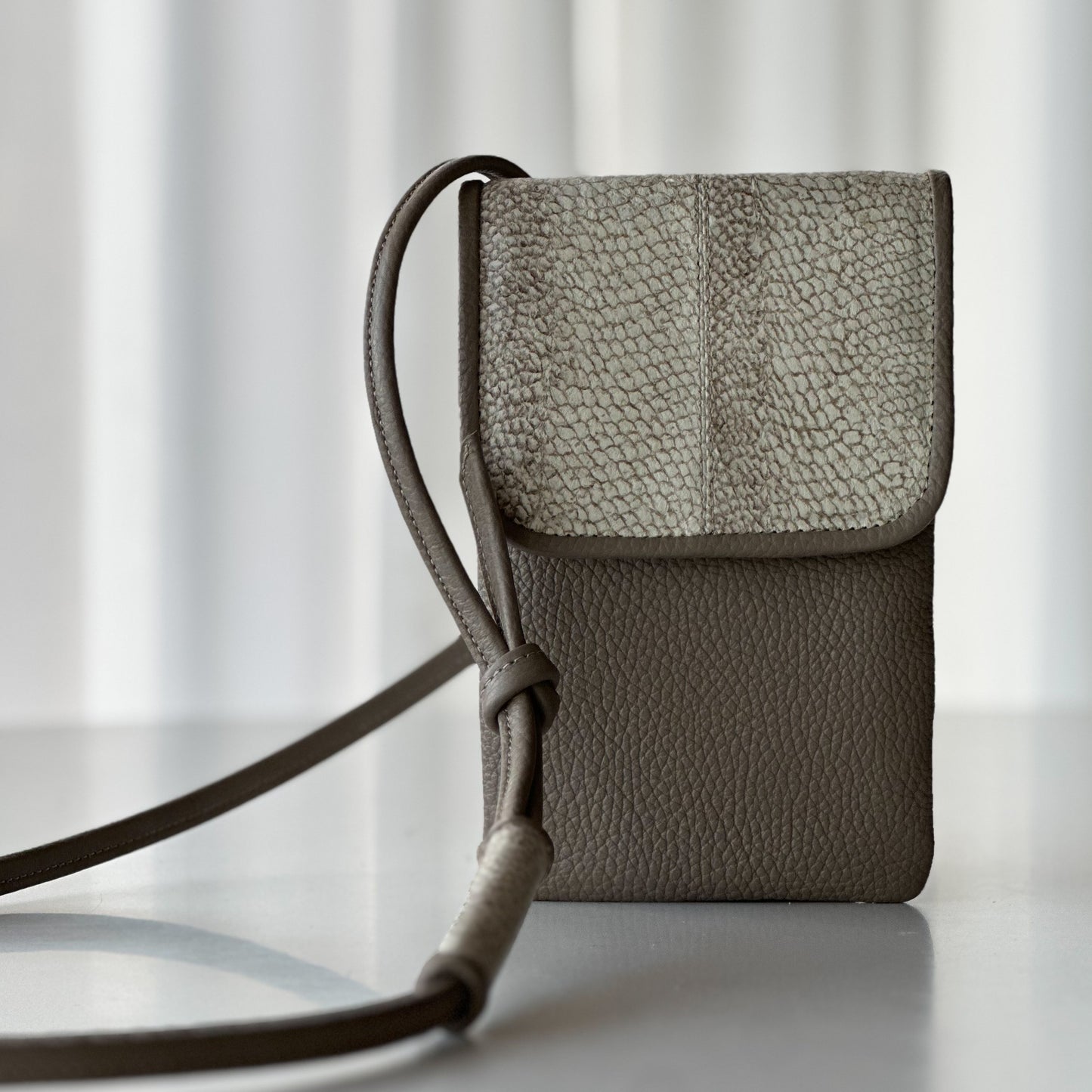 Eva Mini Crossbody Bag Grey