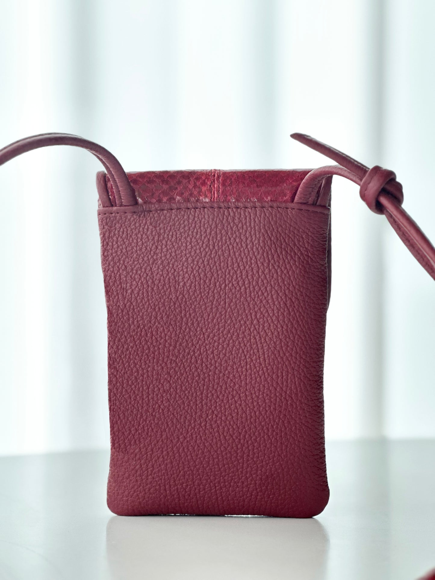Eva Mini Crossbody Bag Burgundy