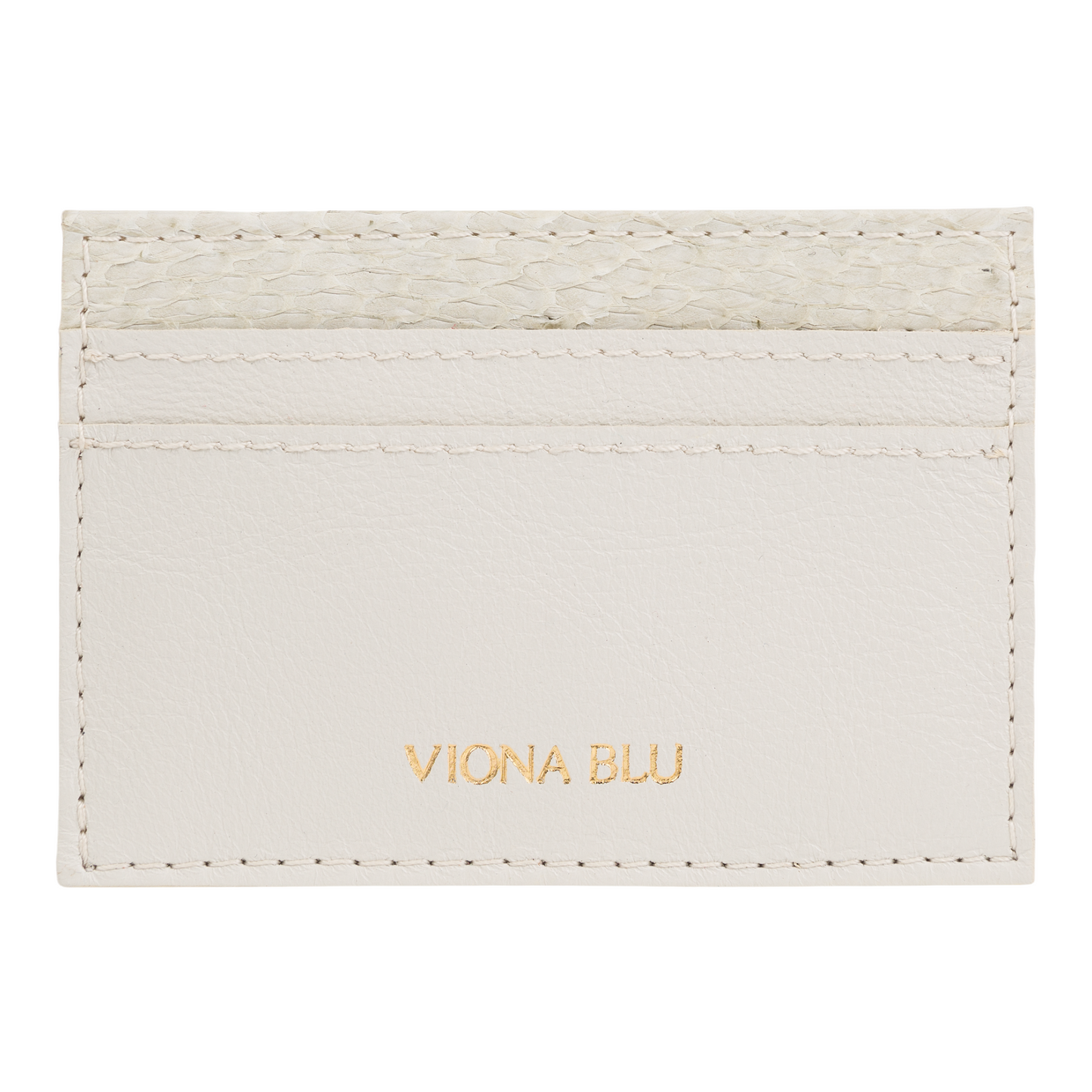 Luonnonvaalea kalannahkainen korttikotelo natural fishleather cardholder
