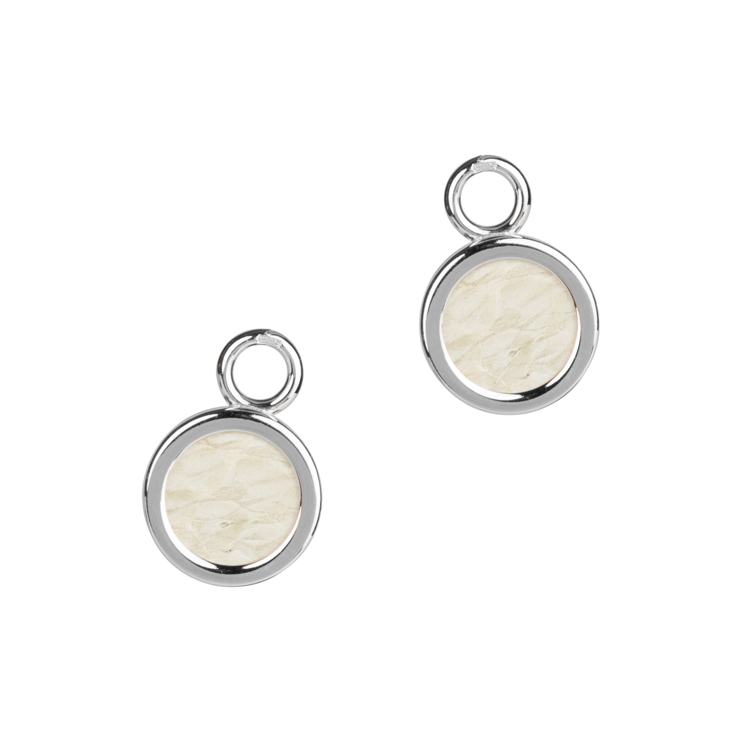 Sisters Earrings silver natural pendants