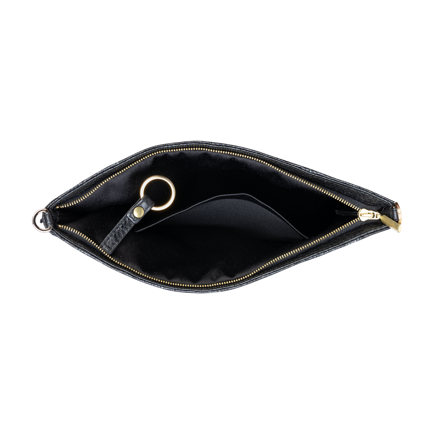 Kalannahka Kirjekuorilaukku musta Black fish leather Clutch