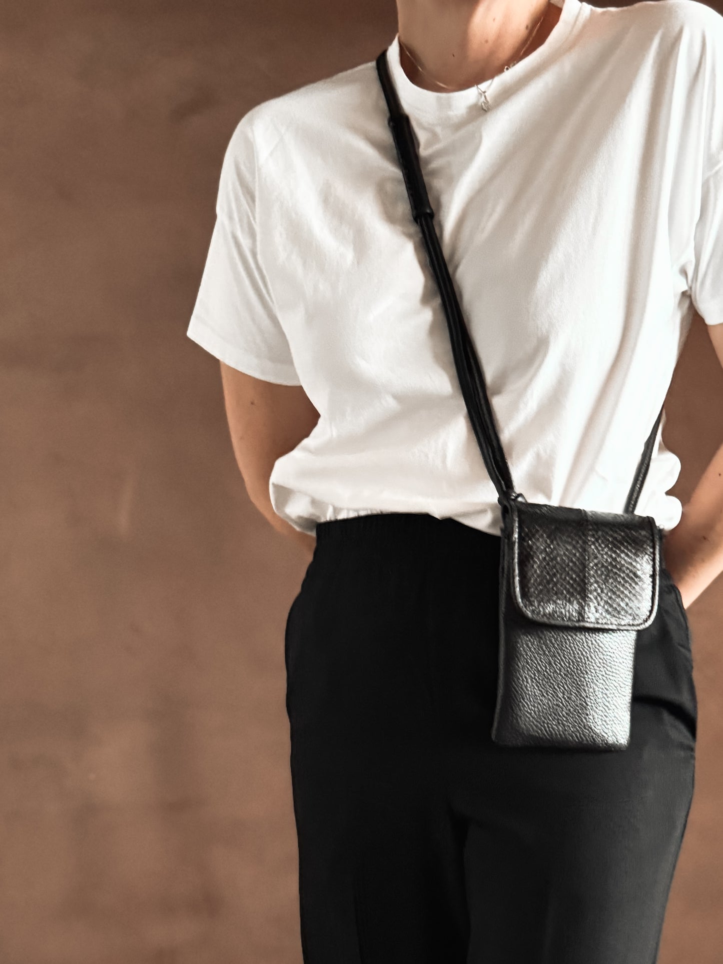 Eva Mini Crossbody Bag Black