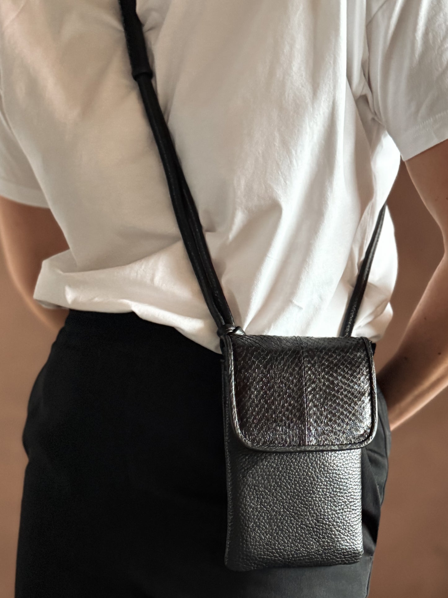 Eva Mini Crossbody Bag Black