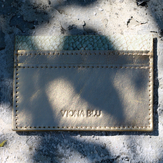 Amelia Cardholder Gold