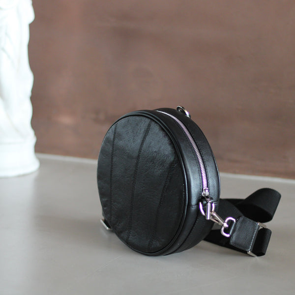 Billy Bag Black with silver metals