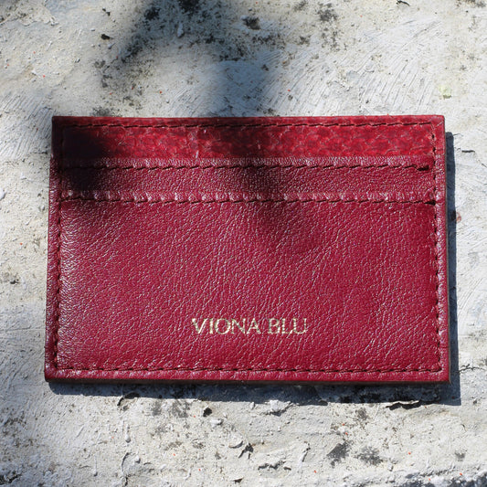 Amelia Cardholder Burgundy