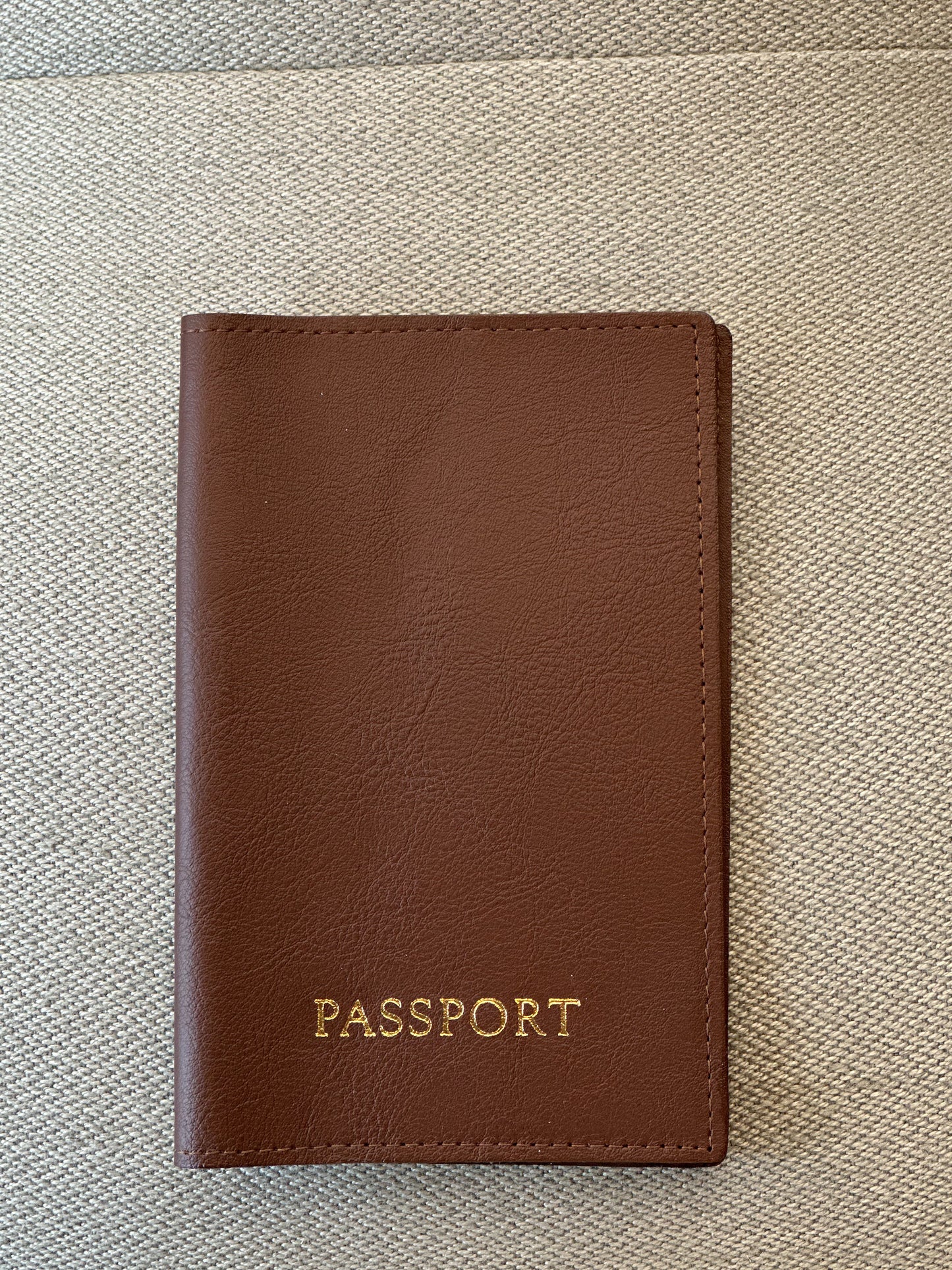 Atlas Passport Cover Brown