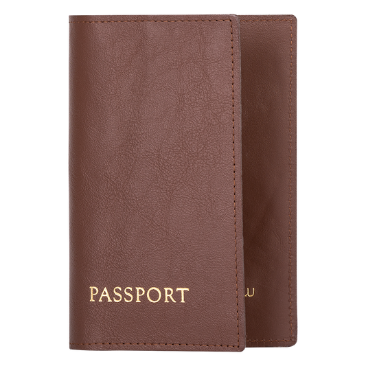 Atlas Passport Cover Brown